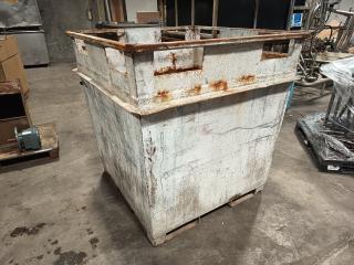 Large Metal Bin