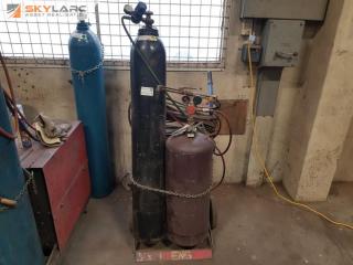 Oxy-Acetylene Gas Kit with Bottles