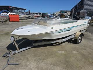 Fiberglass Ski Boat with US Marine Power Outboard