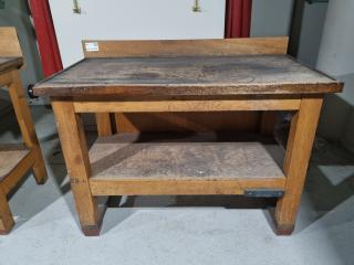 Vintage Wooden Workbench