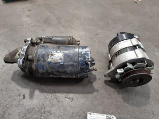 Starter Motor and Alternator