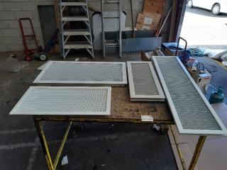 6 x Assorted Aluminum Vent Grilles