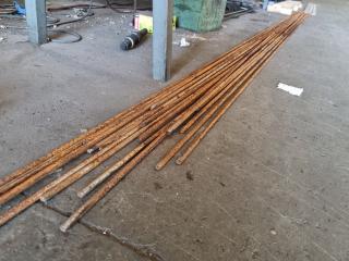 20x 12mm Diameter Steel Rod