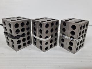 3x Sets of Precision 1-2-3 Block Sets
