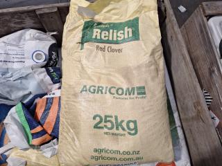 25kg Agricom Grasslands Relish Red Clover Seed