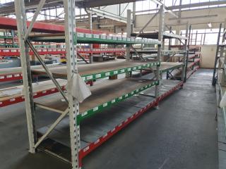 2 Bays of Industrial Shelving / Pallet Racking