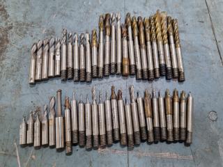 50x Assorted Small End Mill Cutters