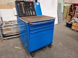 Steel Mobile Workbench Cabinet by Maxim