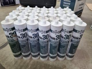 35x Admil Professional Prosil 30 Premium Glazing Adhesive & Sealant