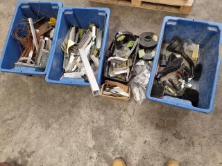 Assorted Wood Joist Brackets, Bracing, & More