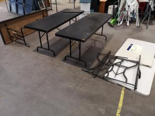 4x Assorted Folding Tables