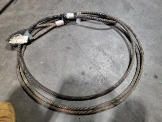 5-Metre Lifting Cable, 10000kg Capacity