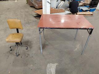 Table and Office Chair