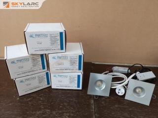 7x Quality In Ceiling Recessed LED Lights, New