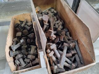 Vintage / Countersink Bolts w/ Square Head Nuts