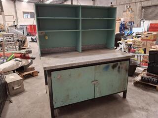 Workbench with Shelving and Drawers