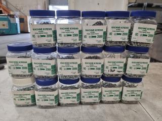 3000+ Machine Screws, M3x25mm, Bulk Lots