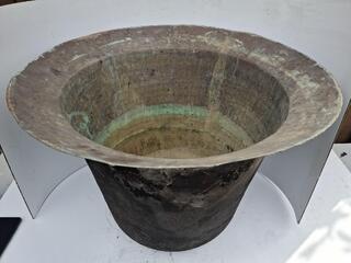 Large Vintage Copper Laundry Wash Tub