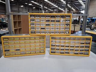 3 CraftRight Plastic Storage Box with 40 Drawers