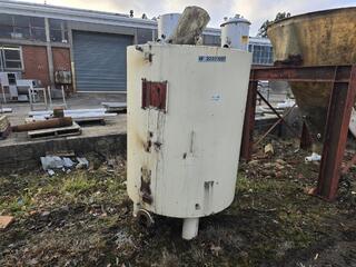 Double Skin Jacketed Steel Tank with Mixer Blades