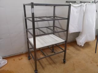 Mobile Stainless Steel Shelf Cart Trolley