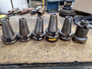 5x Sandvik Coromant Varilock Type BT40 Tool Holders + Attachment 