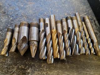 14x Assorted Milling Cutters