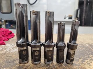 5x Sandvik Coromant Indexable Drills