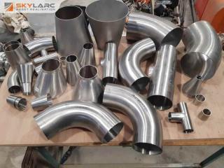 Large Lot of Stainless Pipe Fittings