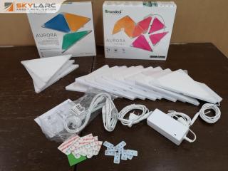 Nanoleaf Aurora Smarter Kit LED Lighting Kit w/ Expansion Pack, New