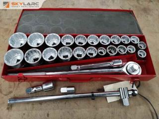 3/4 Inch Drive Imperial Socket Set by Trades Pro