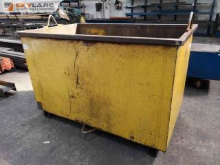 Industrial Heavy Steel Scrap Bin