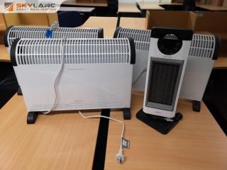 4x Electric Portable Heaters by Moretti