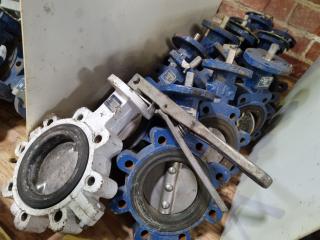 13x 100mm Irrigation Butterfly Valves