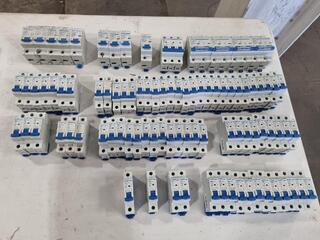 Assorted CHNT MCB Circuit Breakers, Various Types
