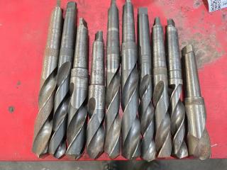 10 Morse Taper Drill Bits 