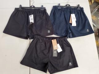 3x Swanndri Men's Rugby Shorts, Size 92