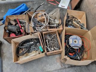 Assorted Industrial Parts, Fastening Hardware,,& Components
