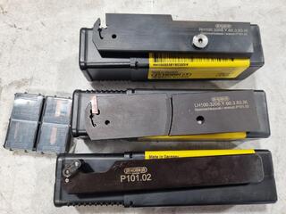 2x Horn Turning Tool Cartidges w/ Insert Removal Tool