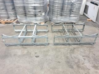 Wine Barrel Stacking Frames