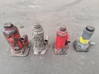 4 x Assorted Bottle Jacks