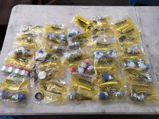 Assorted Lot of Industrial Hydraulic Fittings