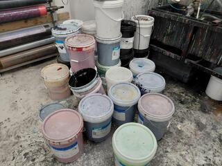 Assorted Corroflex Printing Inks