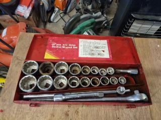 Partial Drive Socket Wrench Set