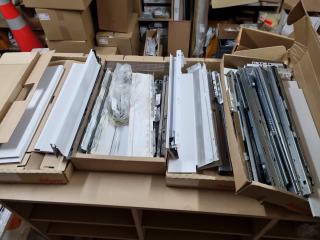 Assorted Cabinet Drawer Runner & Frame Assemblies