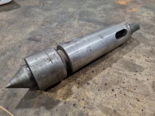 Live Lathe Centre w/ Morse Taper No.6 Shank Adapter