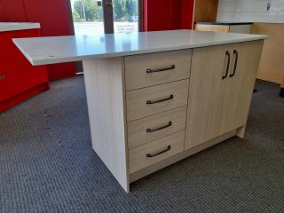 Stylish Kitchen Island Cupboard Drawer Unit