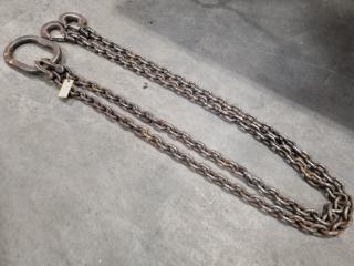 2-Leg Lifting Chain Assembly, 4.25 Ton Max Capacity