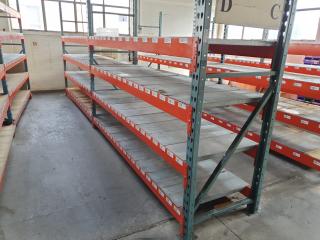 2 Bays of Industrial Shelving / Pallet Racking