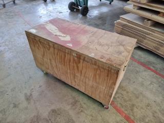 Mobile Plywood Storage Box 